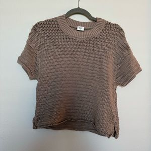 Short Sleeve Crochet Top